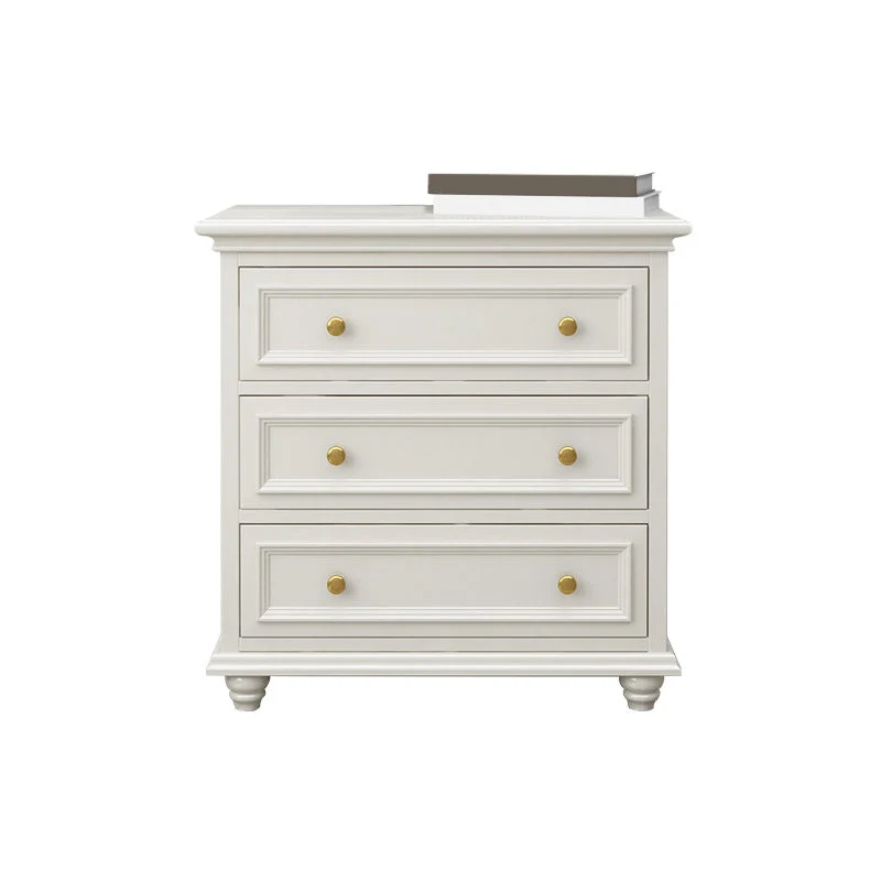 Solid Wood Storage Chest Dresser Classic Glam Chest with Drawers
