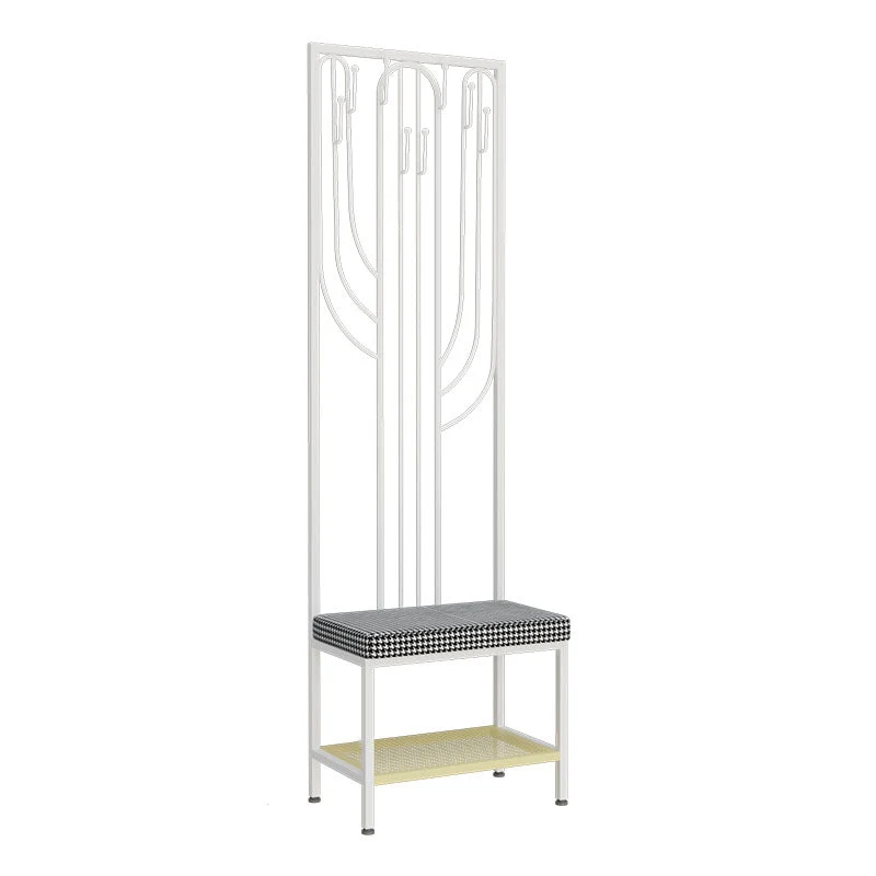 Luxurious Metallic Coat Hanger Free Standing Hooks Design Coat Rack for Living Room