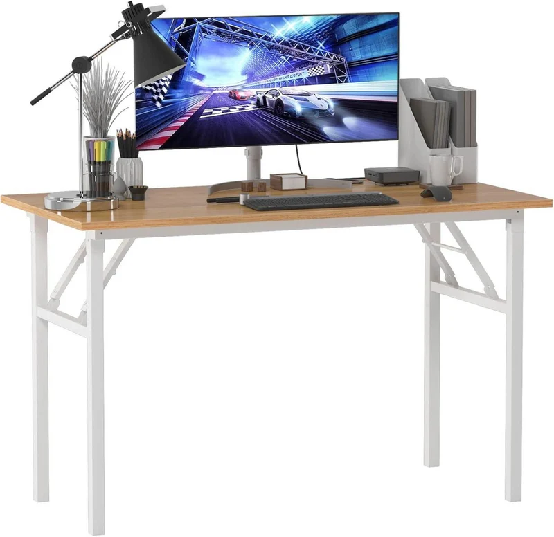 Klapptisch Computertisch 120x60x75 cm Teak