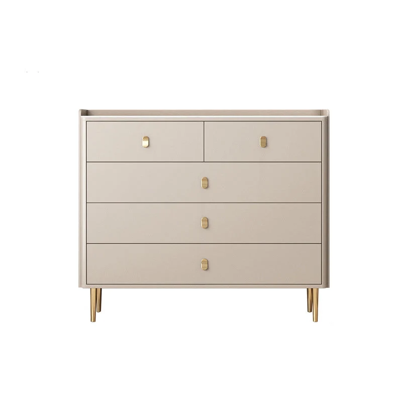 15.6-inch W Storage Chest Classic Glam Stone Storage Chest Dresser