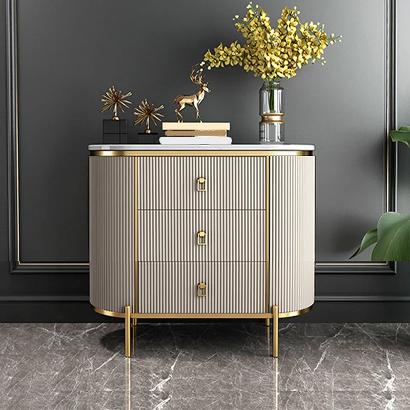Classic Glam Storage Chest Stone Storage Chest Dresser with 3/4/5 Drawers
