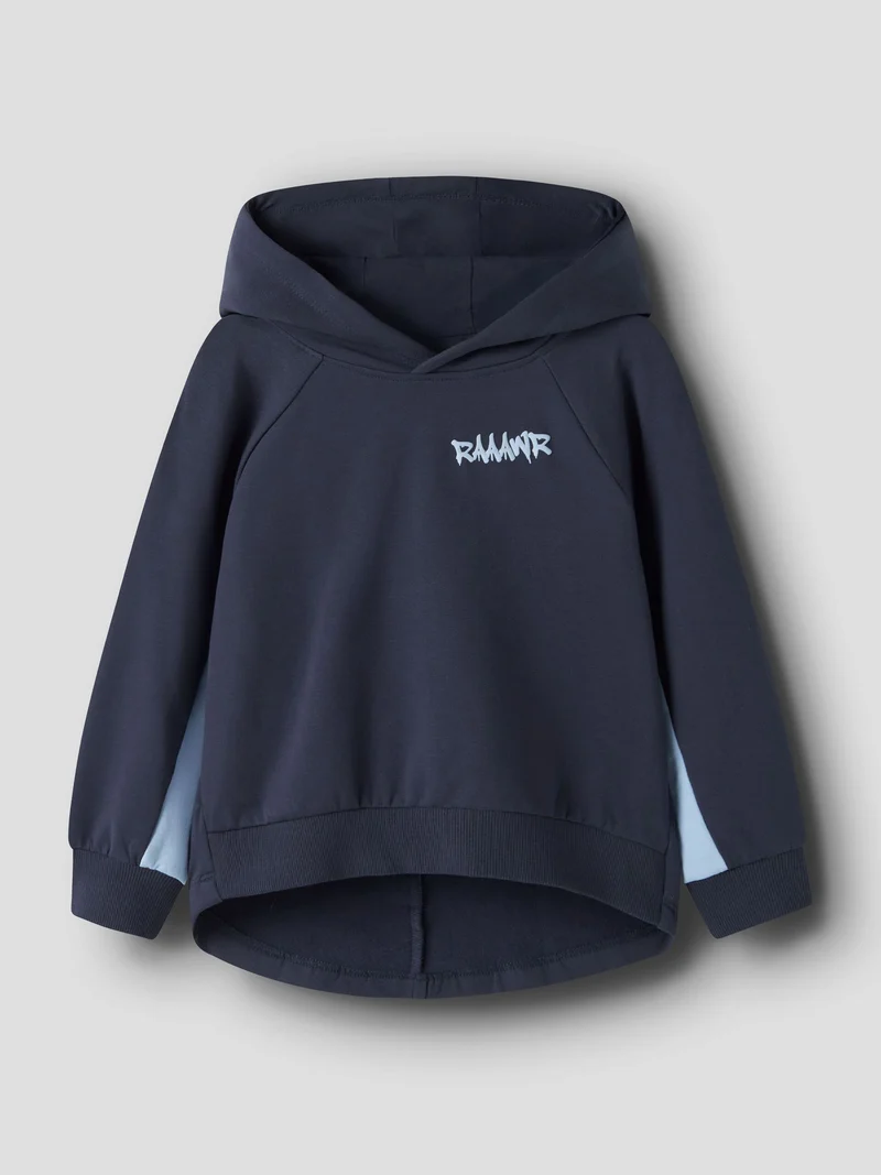 Name it-NMMBENTU LS NREG SWEAT WH BRU-Navy Blazer