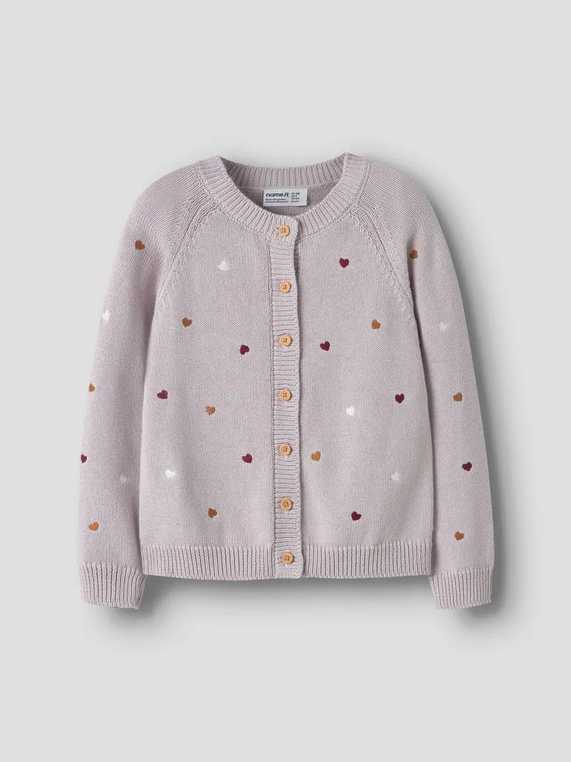 Name it-NMFTEART LS NREG SWEAT BRU-Lilac Marble