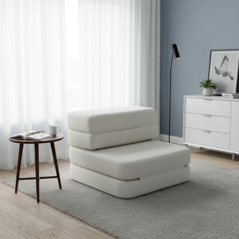 Nordic Foldable Multifunctional Compression Sofa - Skeletal-Free Silent Chenille Foam Sofa For Living Room & Bedroom