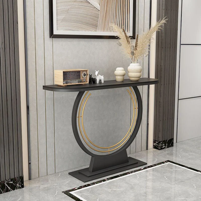 Glam Style Console Table Stain Resistant Console Sofa Table for Hall