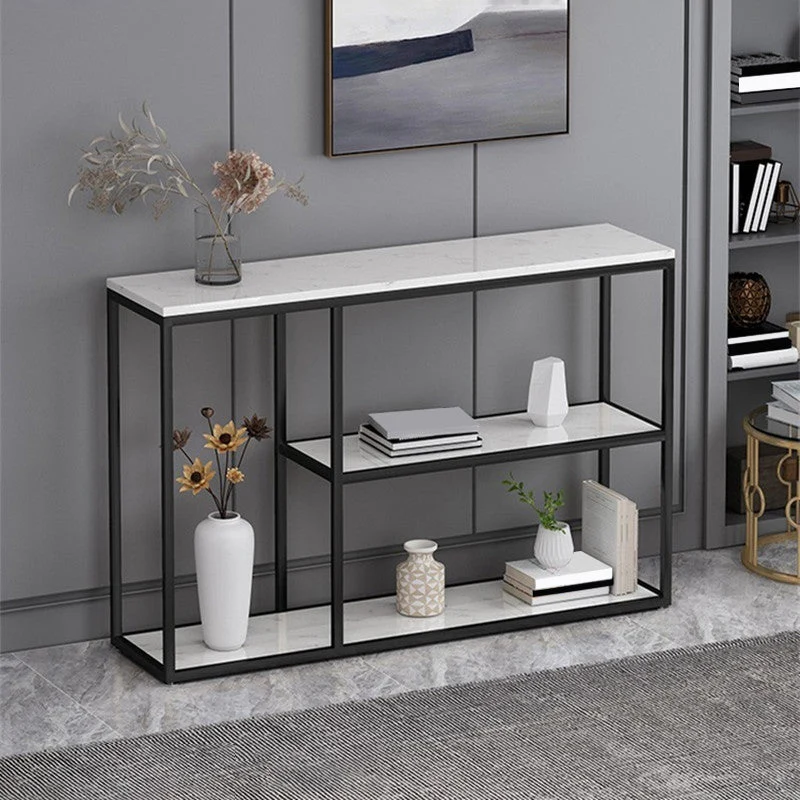 Glam Console Accent Table Antique Finish Rectangle Console Table