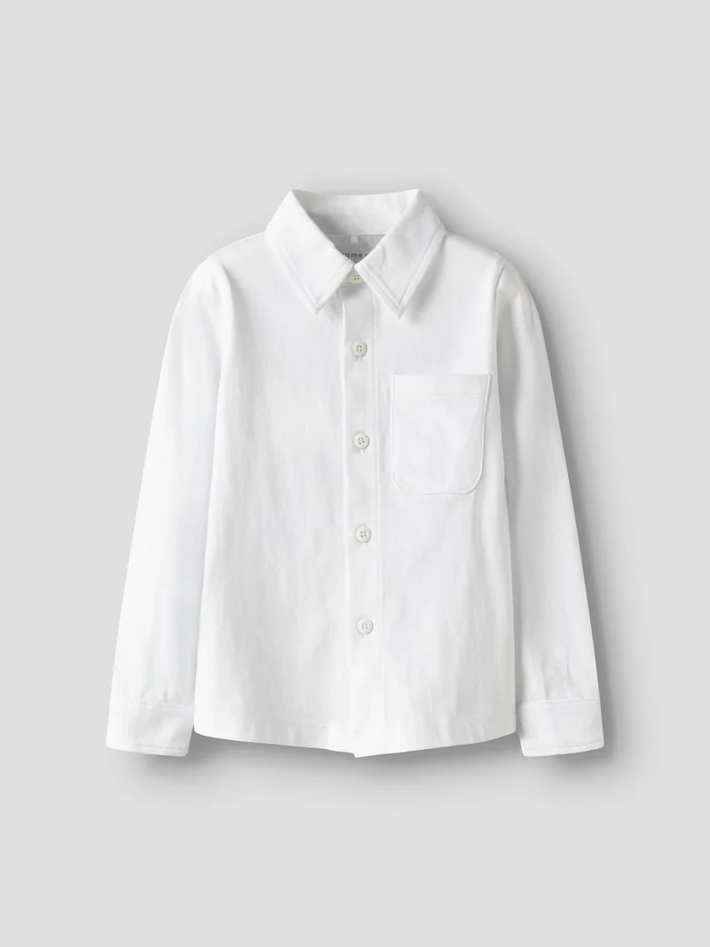 Name it-NMMRONALO LS JERSEY SHIRT-Bright White