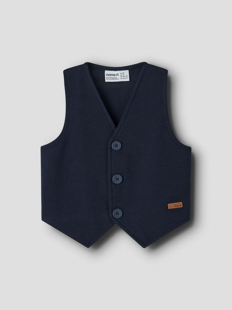 Name it-NMMROBINO VEST UNB-Navy Blazer