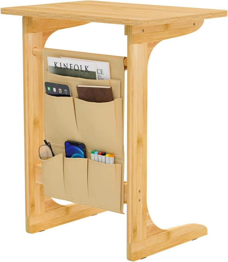 Beistelltisch C Form 50x35x63 cm Nachtkästchen Sofatisch