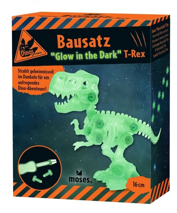 Moses-Dino Bausatz Glow in the Dark T-Rex