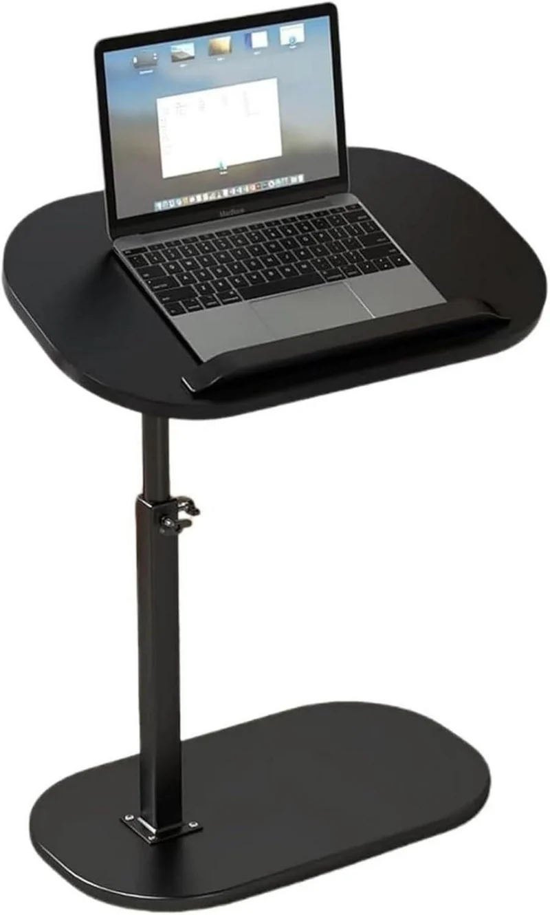 Beistelltisch Holz Klein C Form Höhenverstellbar Sofa Laptop