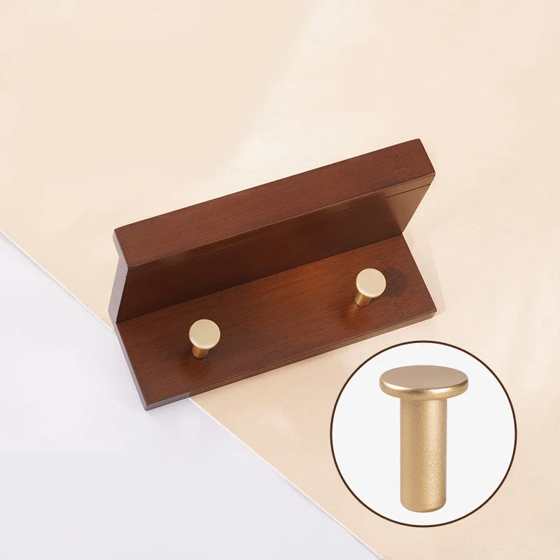 Wall-Mounted Coat Hanger Wood Modern Coat Rack for Living Room
