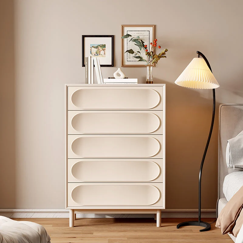 Ultra-Modern Double Dresser Birch Storage Chest Dresser for Bedroom