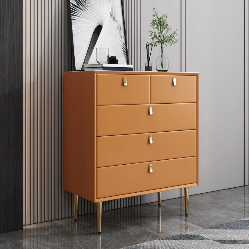15.6-inch Width Classic Glam Dresser Stone Storage Chest with 5/6/7/9 Drawers