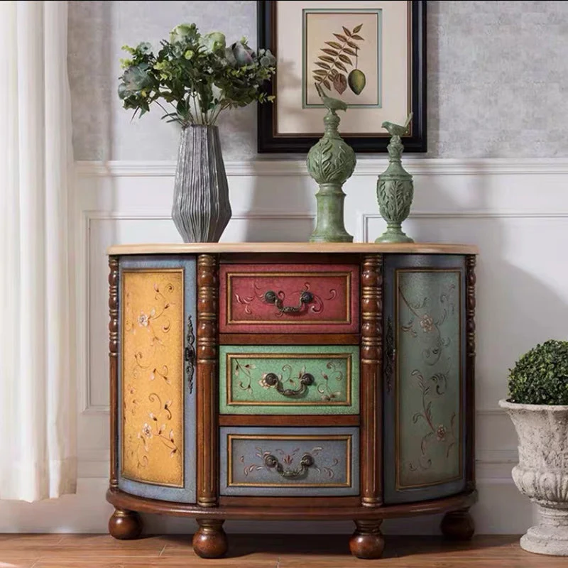 Traditional Storage Chest Dresser Solid Wood Dresser with 3/4/5 Drawers