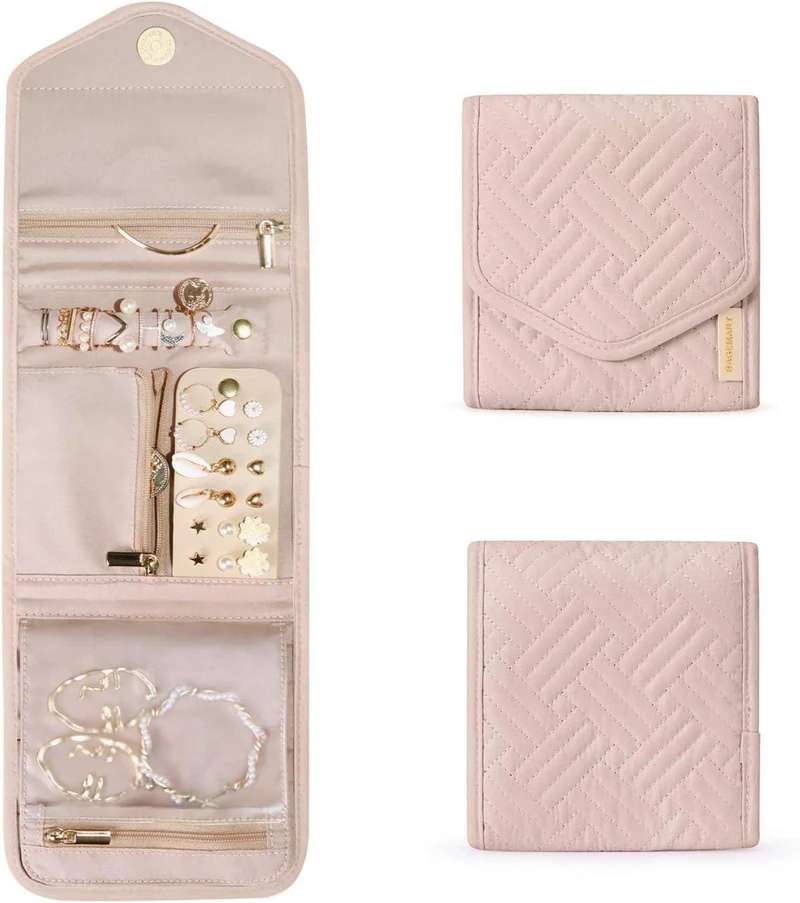 Schmuck Organizer Tasche für Reise - Ringe Ohrringe
