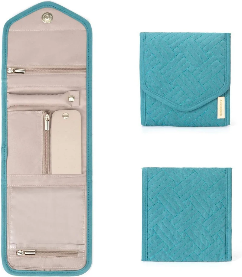 Schmuck Organizer Tasche für Reise Schmuckaufbewahrung mit