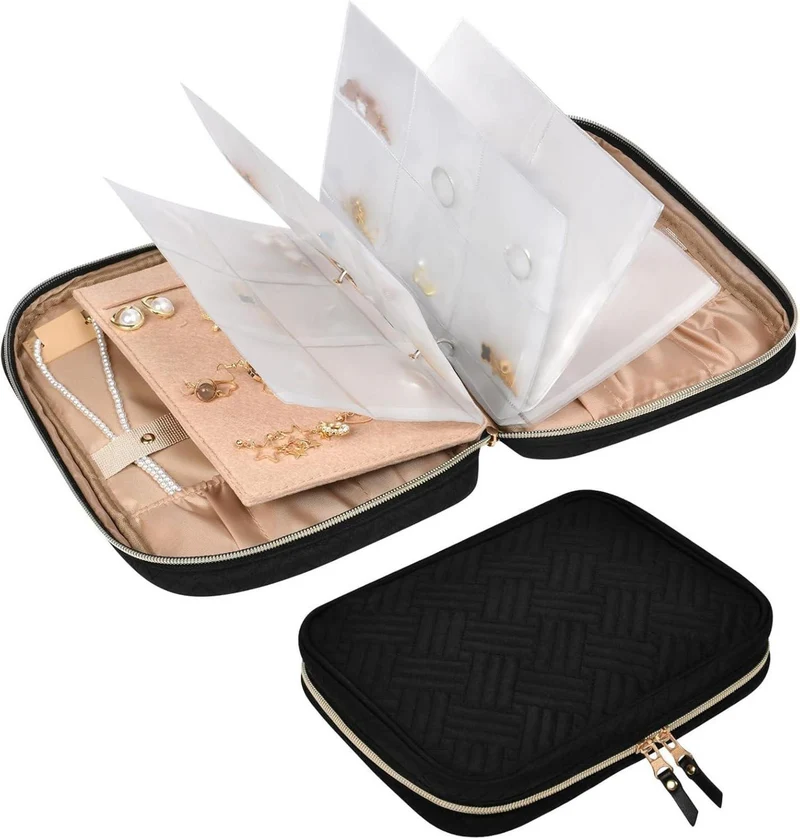 Schmuck Organizer Tasche Reise Schmuckaufbewahrung Uhren