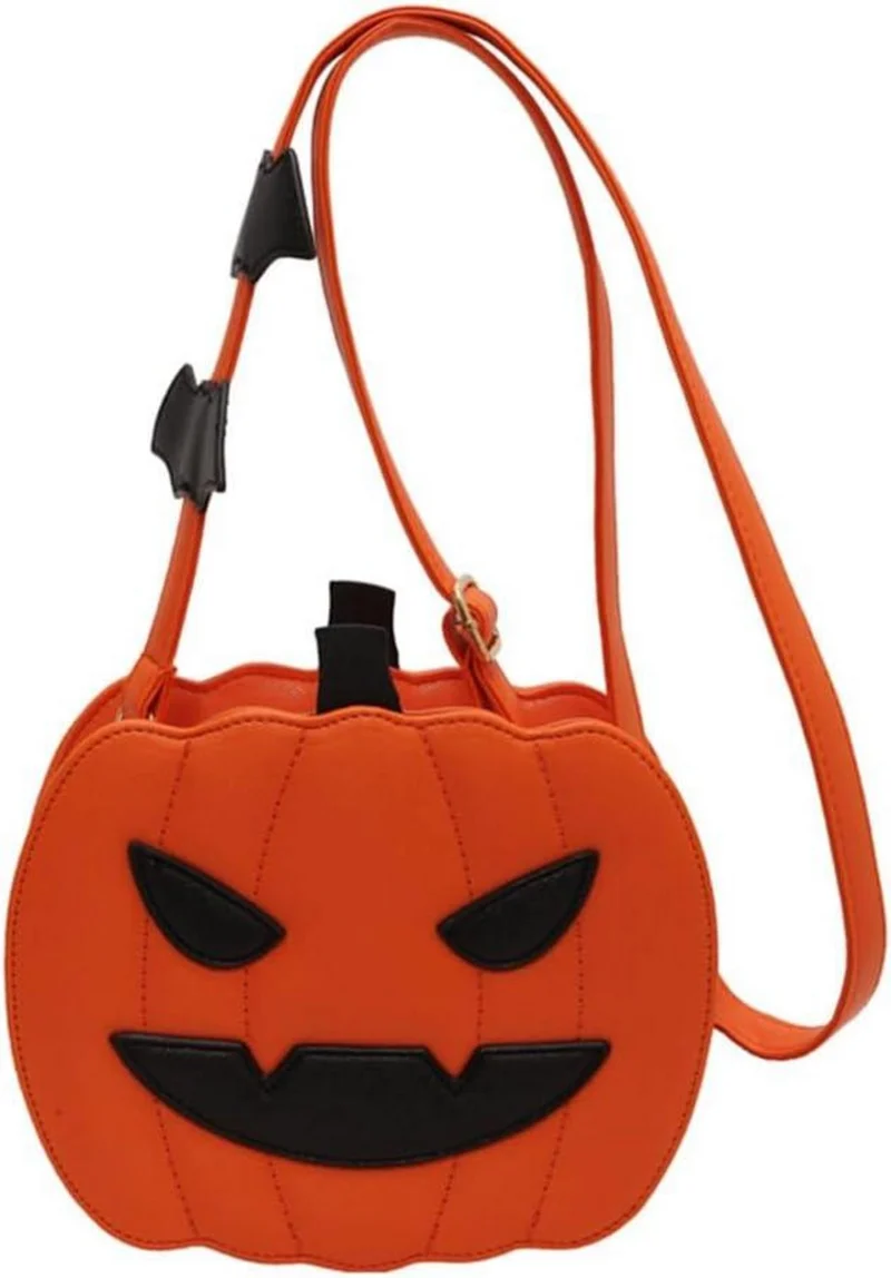 TIAASTAP Kürbis Handtasche Halloween Gothic Umhängetasche