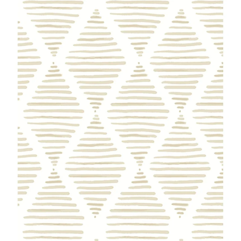Selbstklebende Tapete Moderner Streifen Beige 44Bx1000Lcm