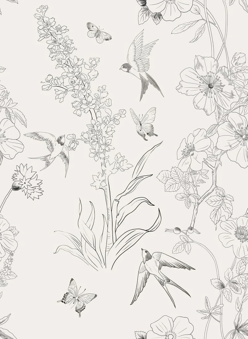 Selbstklebende Fototapete Blumen Design 44cm x 1000cm
