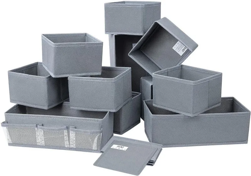 DIMJ Schubladen Organizer Kleiderschrank Stoff