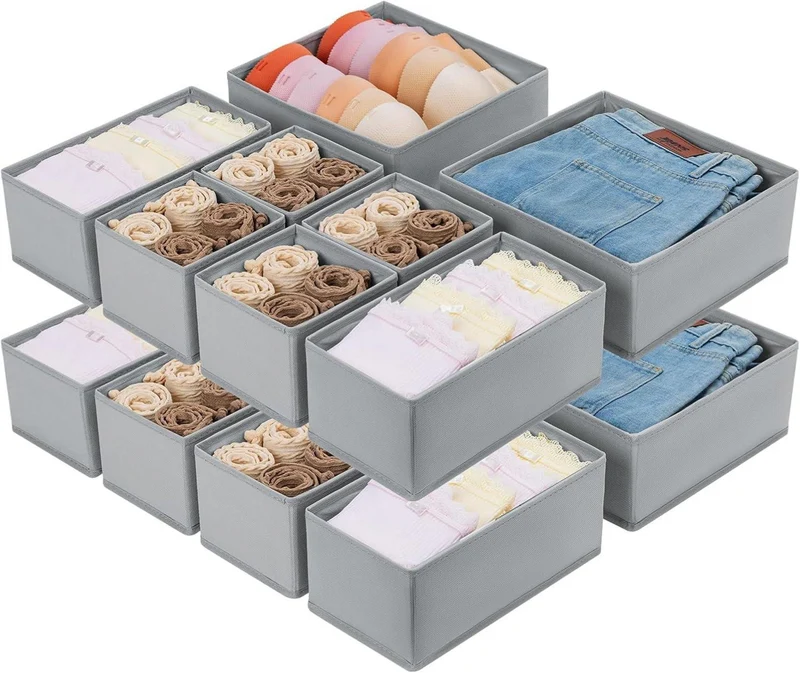 Faltbarer Schrank Organizer Set Stoff 16-teilig