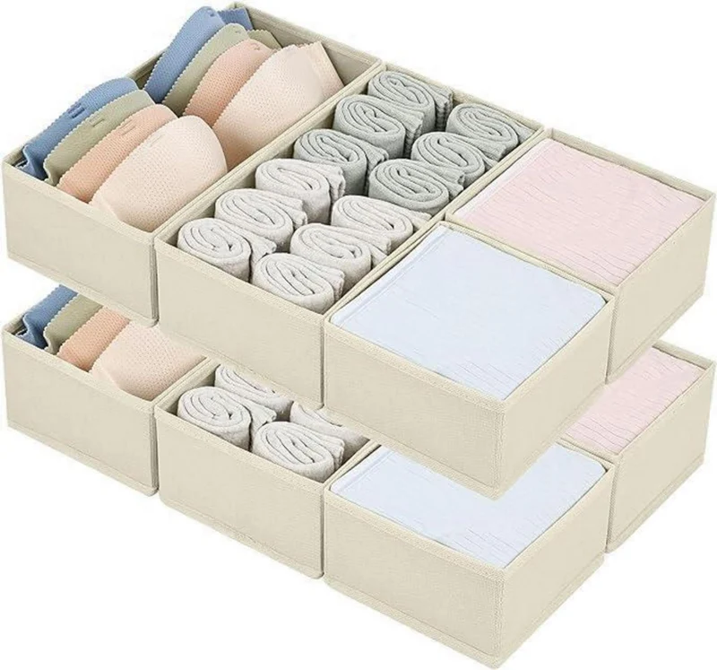 Homsorout Schubladen Organizer 8er Set Aufbewahrungsboxen