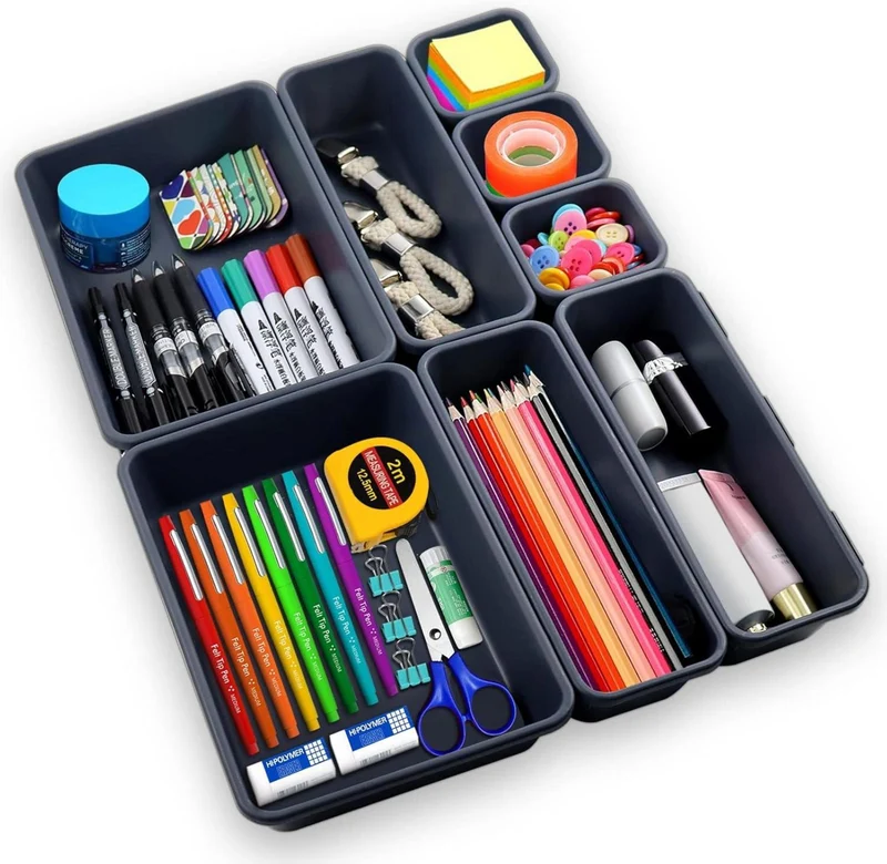 8-teiliges Schubladen Organizer