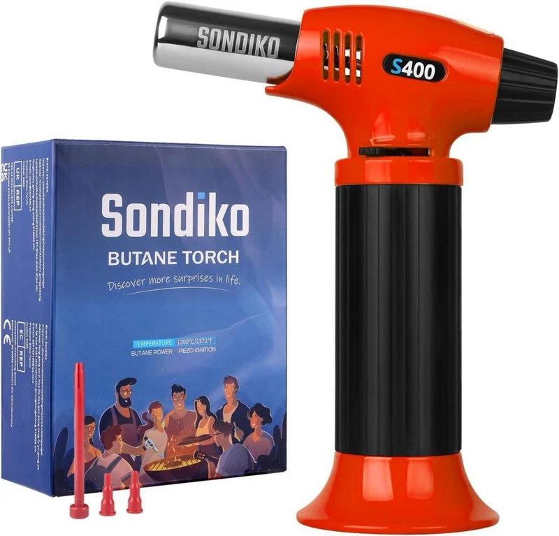 Sondiko Küchenbrenner Flambierbrenner Crème Brulée Brenner