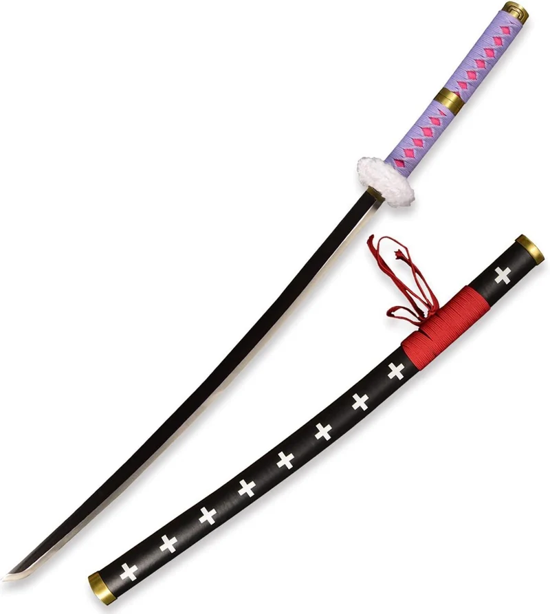 Samurai Schwert aus echtem Metall 104cm Cosplay Anime