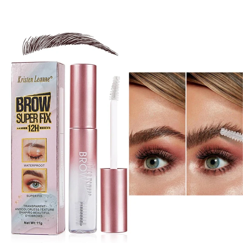 3D Augenbrauen Gel Clear, Wasserdichte Styling Gel