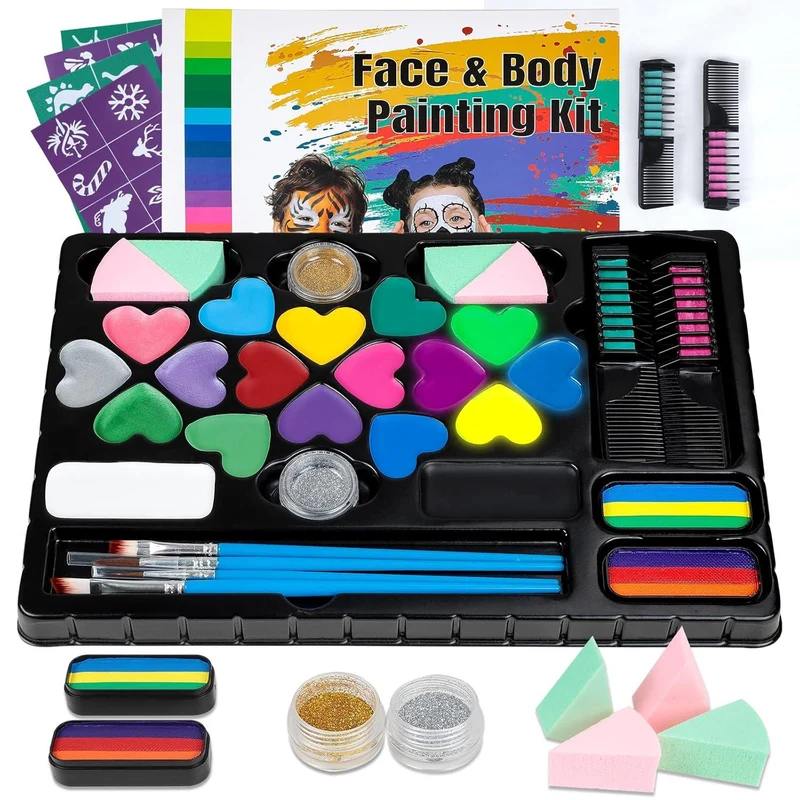 Kinderschminke Fasching Set, 18