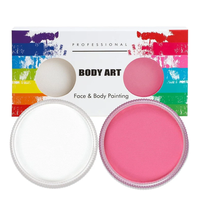 Profi-Schminke Fasching Set Wasservermalbar 30g x 2 Colors