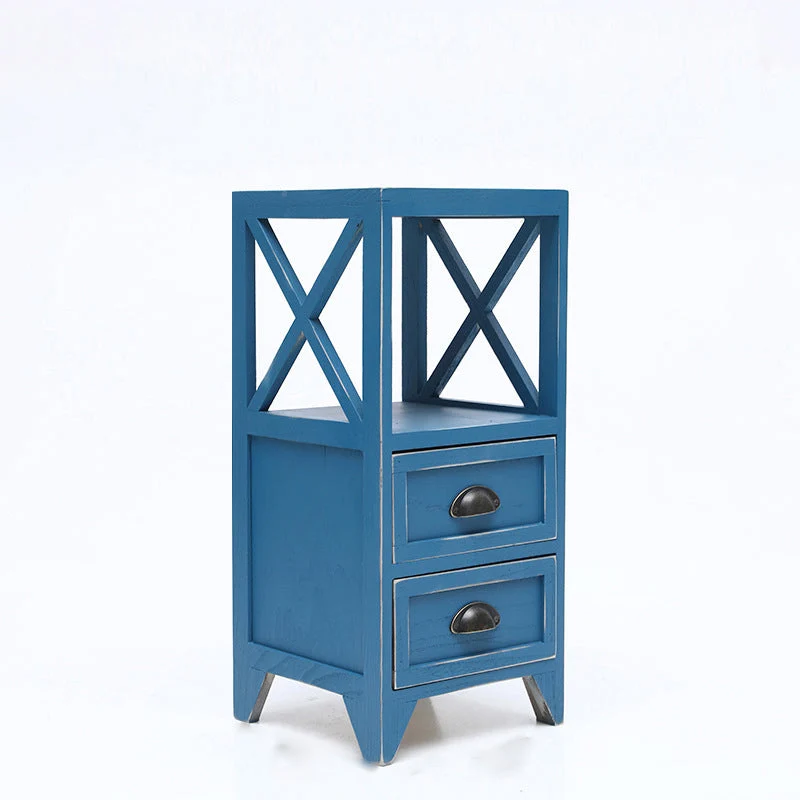 Wooden Storage Chest Dresser American Traditional Dresser with Drawers