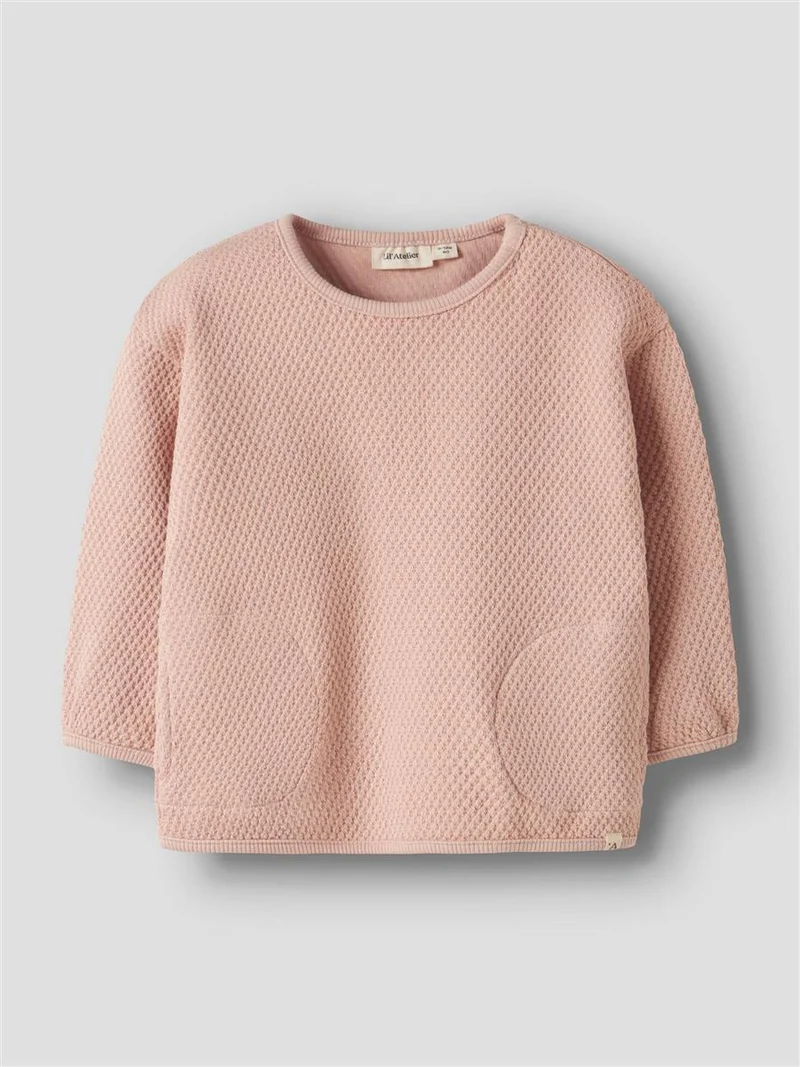 Lil Atelier - NMFNOELLA LS OVERSIZE SWEAT LIL - Cameo Rose