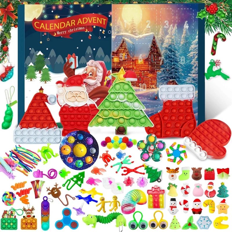 Fidget Adventskalender 2024 24 Tage Weihnachtscountdown für