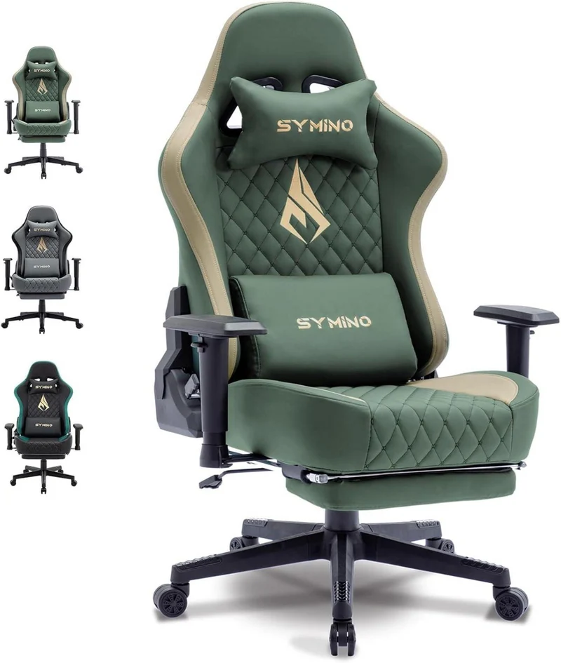 Symino Gaming Stuhl - Ergonomisch Racing Style 200kg