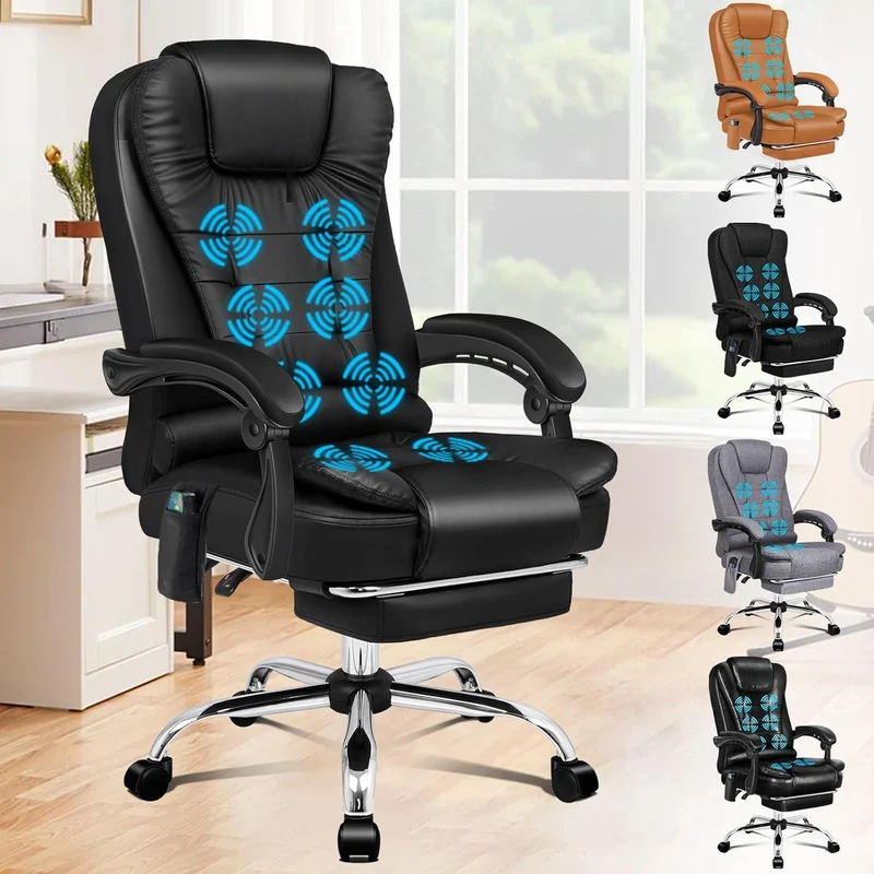 ALFORDSON Bürostuhl ergonomische Lordosenstütze Armlehne