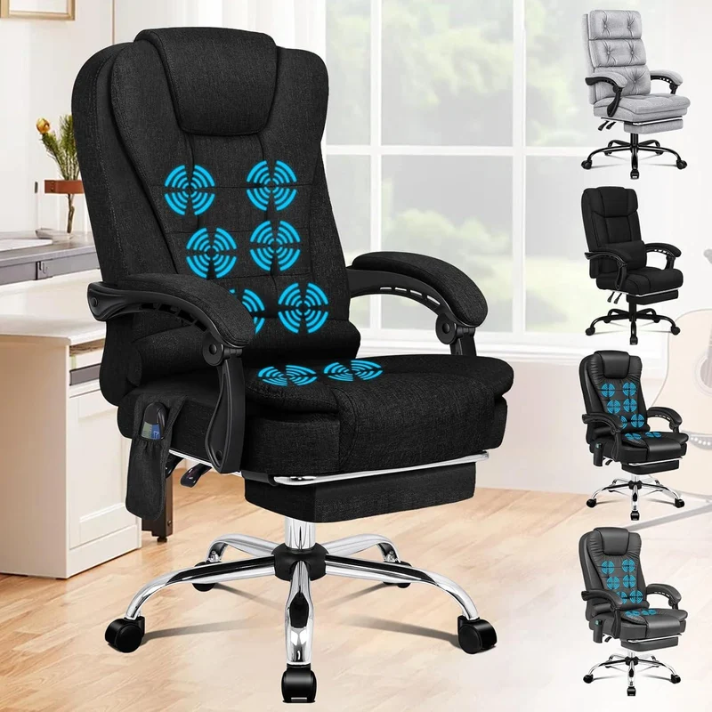 Bürostuhl mit Massagefunktion und ergonomischem Design in