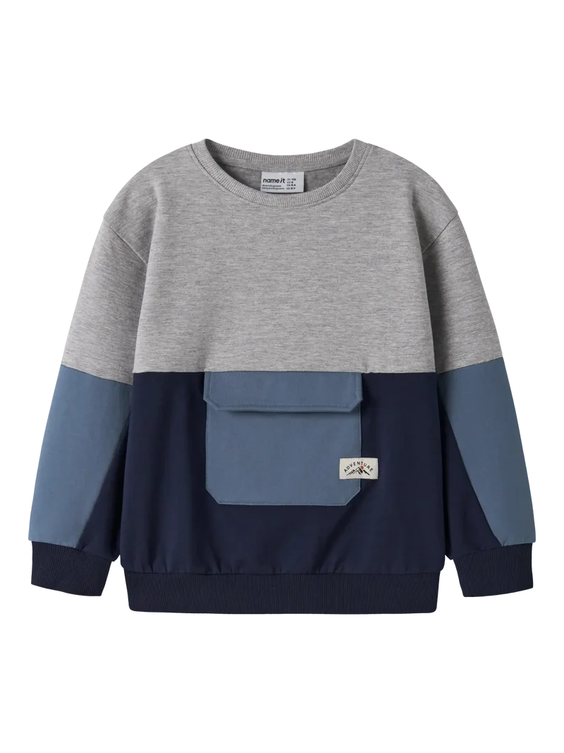 Name it - Regular Sweatshirt Grey Melange