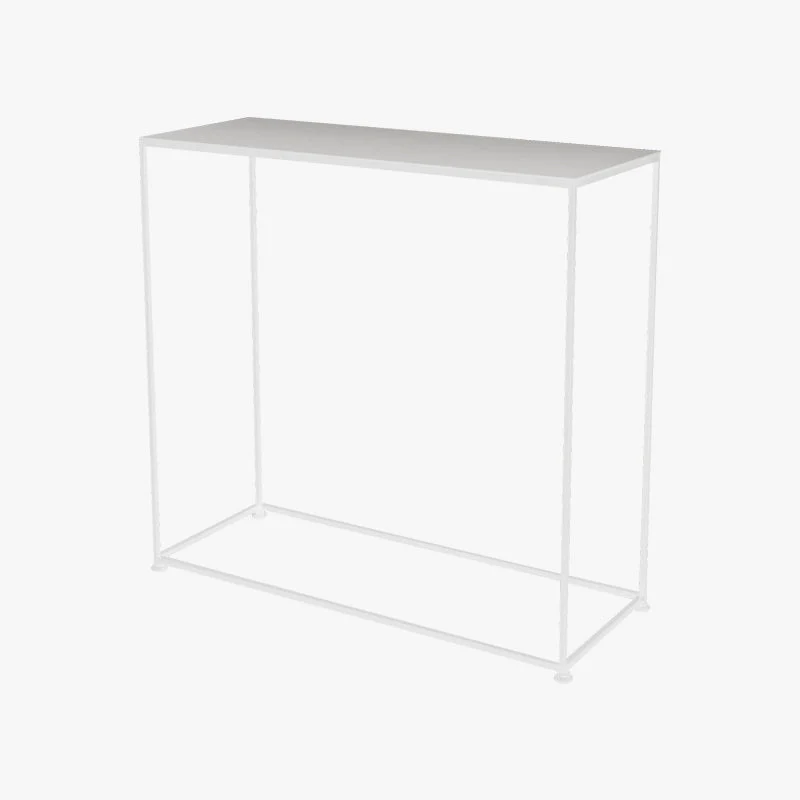 Contemporary Hall Metal Console Table Rectangle Frame Console Accent Table