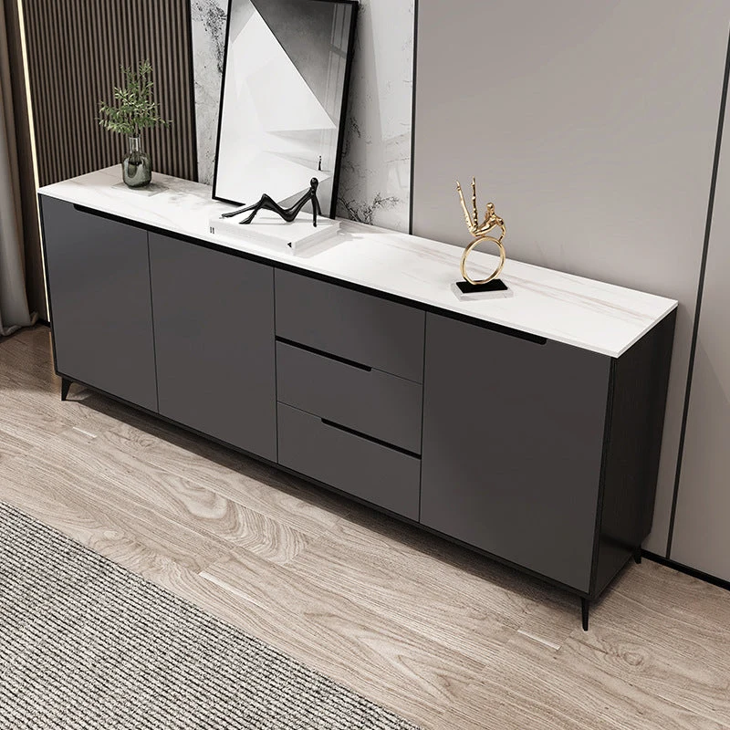 15.6-inch Width Contemporary Storage Chest Stone Dresser with 3 Drawers
