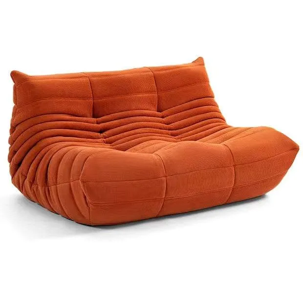 Caterpillar Loveseat Sofa in Suede: Ultimate Comfort & Stylish Modern Design