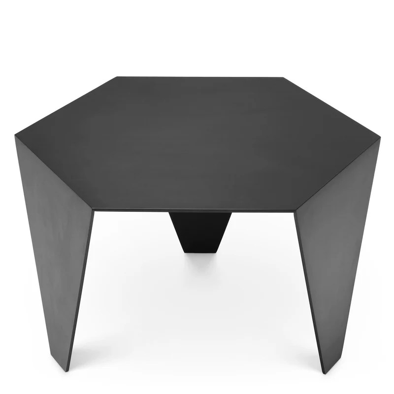 Eichholtz Beistelltisch Metro Chic – Bronze-Finish | Sechseckige Tischplatte