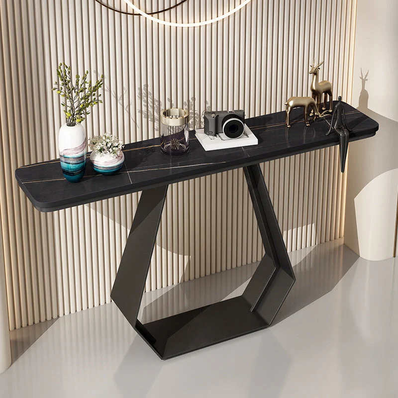 Rectangle Glam Console Accent Table Antique Finish Console Sofa Table