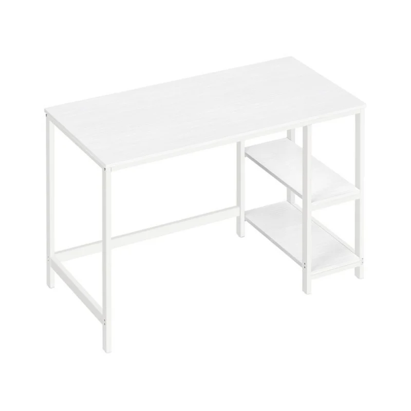 Schreibtisch 120 × 60 cm – Enzo – mit 2 Ablagen im Industrie-Design