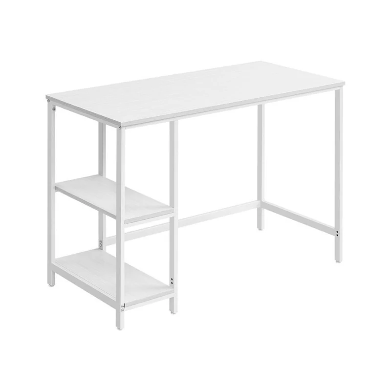 Schreibtisch 100 × 50 cm – Milo – mit 2 Ablagen im Industrie-Design