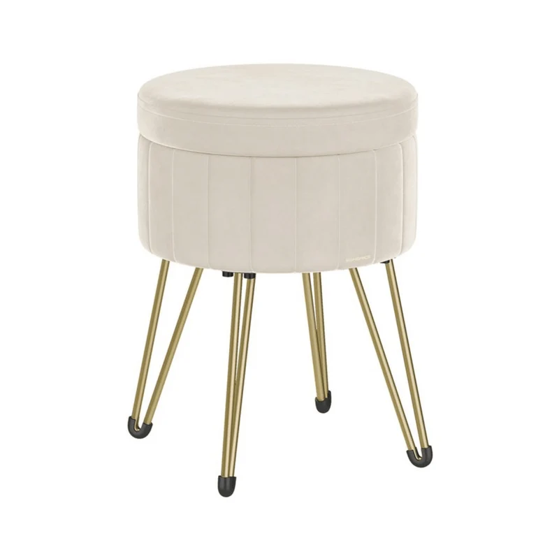 Schminktisch Hocker - Aveline - mit Stauraum, 4 Farben