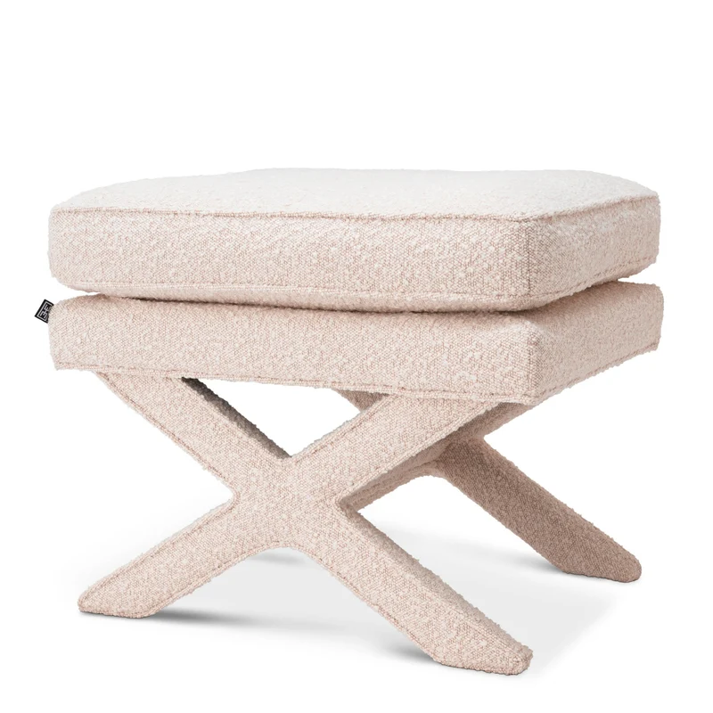 Eichholtz Hocker Cordoba – Bouclé Cream